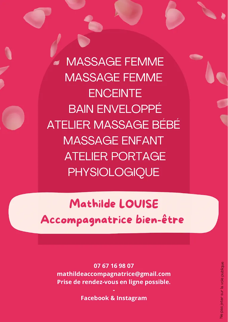 Mathilde - Massage femme enceinte - Massage bébé - Bain enveloppé - Saint- Lô · Photos 9